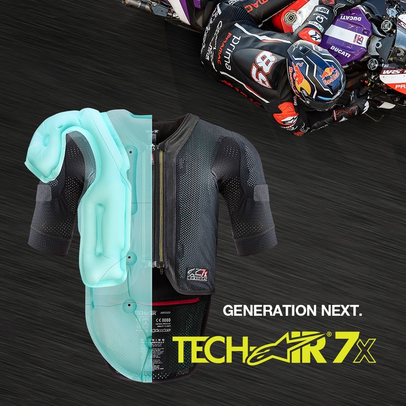Airbagová vesta Alpinestars TECH-AIR®7X System černo-červená - II. jakost