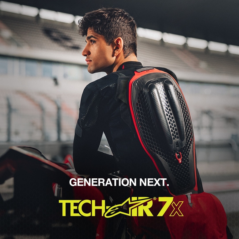 Airbagová vesta Alpinestars TECH-AIR®7X System černo-červená - II. jakost