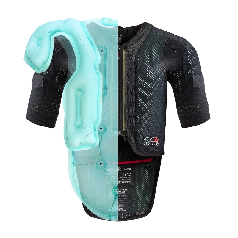 Airbagová vesta Alpinestars TECH-AIR®7X System černo-červená - II. jakost