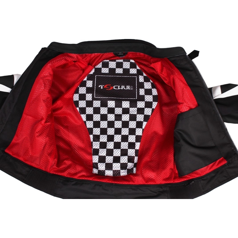 Dámská bunda Tschul 556 černo-bílá výprodej