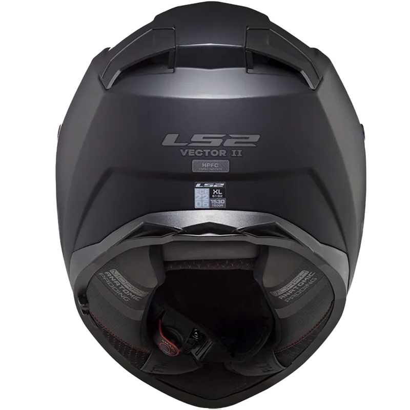 Integrální přilba na motorku LS2 FF811 Vector II Solid černá matná