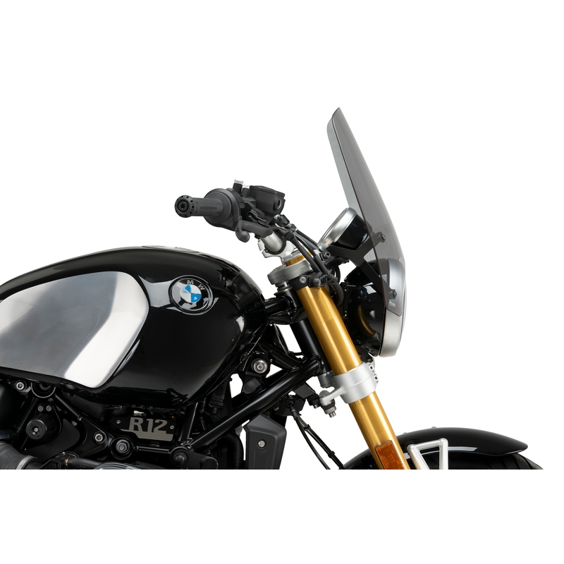 Plexi štít PUIG NEW GEN. TOURING kouřová pro BMW R 1200 Nine T 2024-2026, BMW R 12 2024-2025