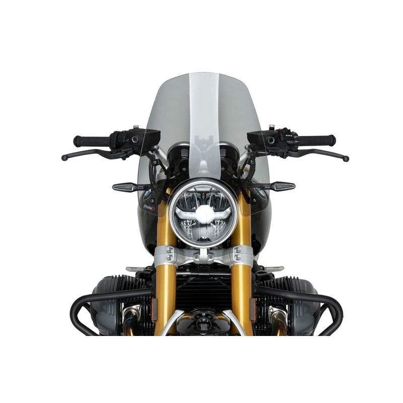 Plexi štít PUIG NEW GEN. TOURING kouřová pro BMW R 1200 Nine T 2024-2026, BMW R 12 2024-2025