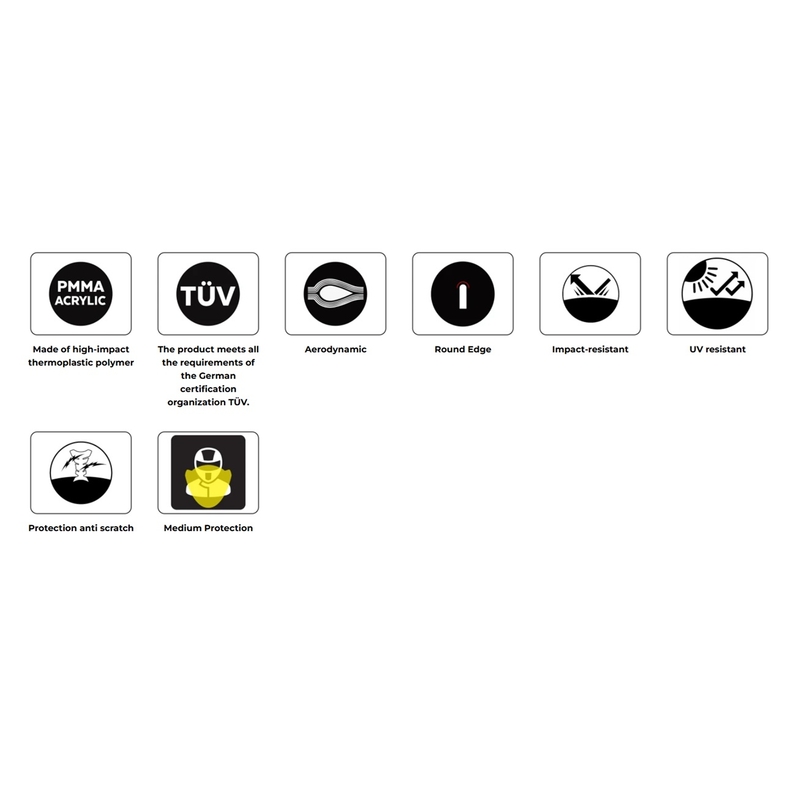 Plexi štít PUIG T.X. průhledný