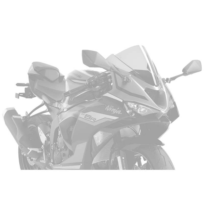 Plexi štít PUIG Z-RACING modrá pro KAWASAKI ZX-6R 636 Ninja (2013<) 2024-2025