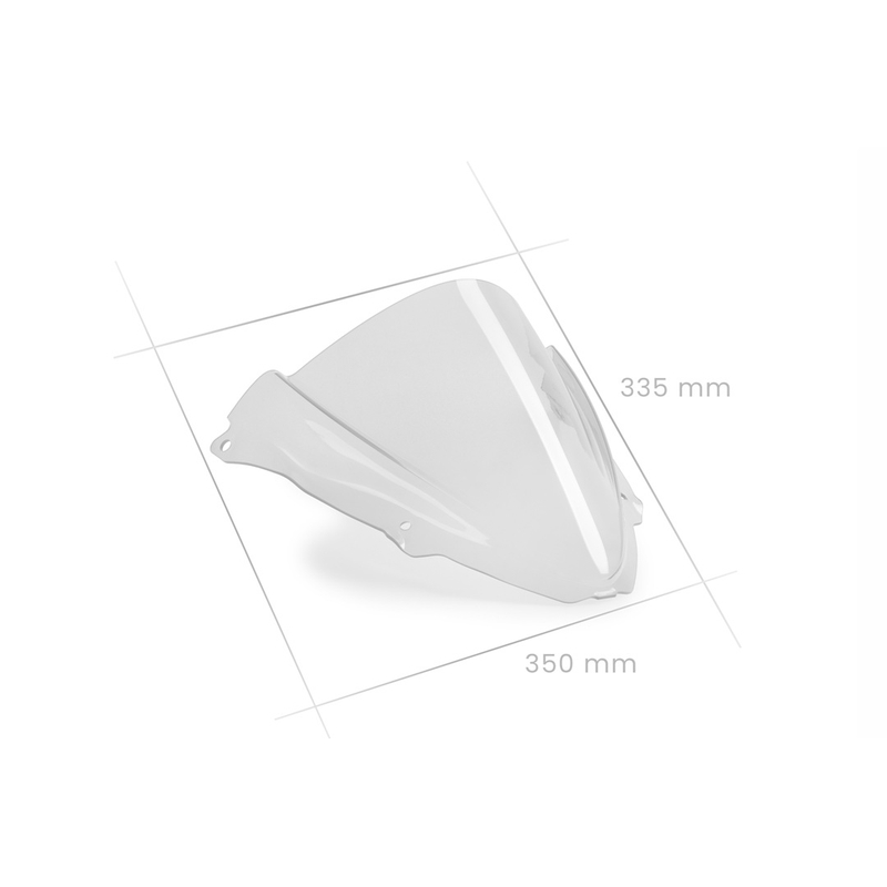 Plexi štít PUIG Z-RACING modrá pro KAWASAKI ZX-6R 636 Ninja (2013<) 2024-2025