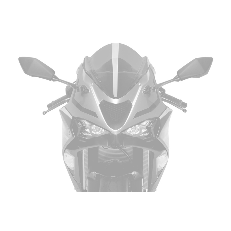 Plexi štít PUIG Z-RACING modrá pro KAWASAKI ZX-6R 636 Ninja (2013<) 2024-2025