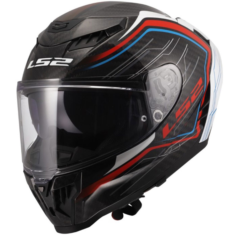 Integrální helma na motorku LS2 FF807 Dragon Subic bílo-modro-červená
