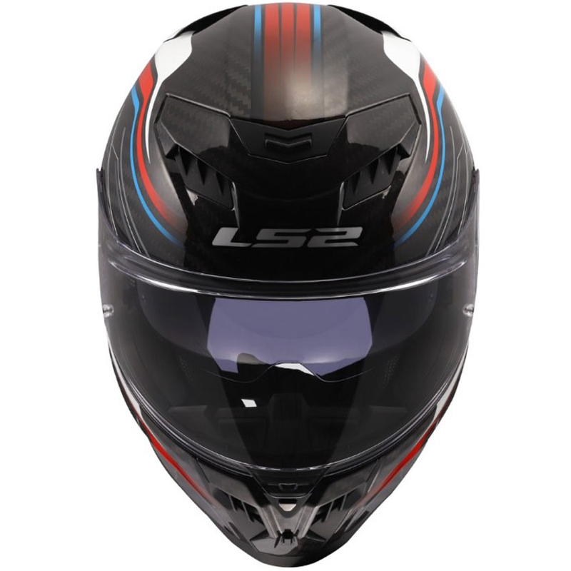 Integrální helma na motorku LS2 FF807 Dragon Subic bílo-modro-červená