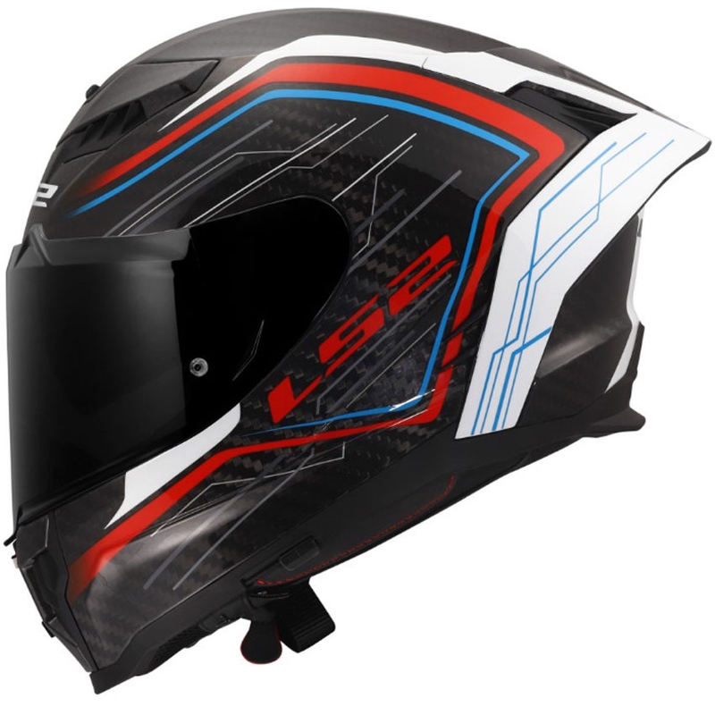 Integrální helma na motorku LS2 FF807 Dragon Subic bílo-modro-červená