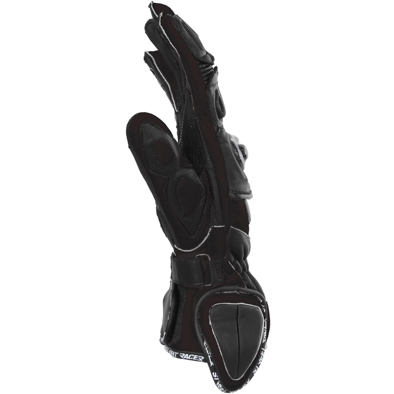 Rukavice na motorku Street Racer Virus 2 černé