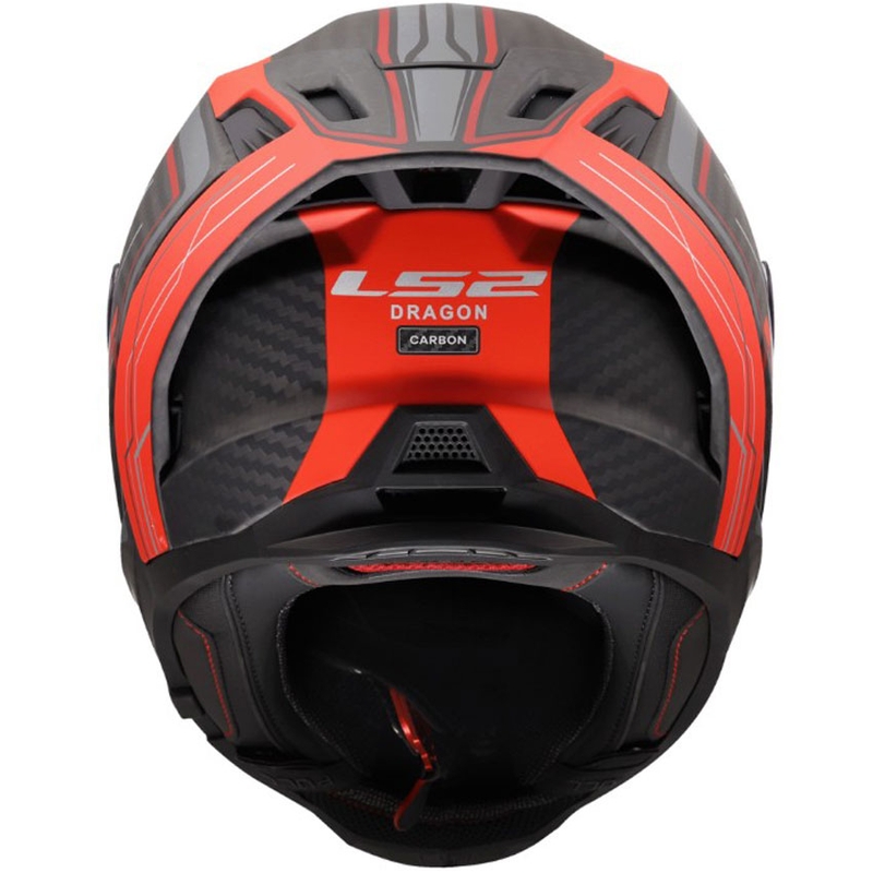Integrální helma na motorku LS2 FF807 Dragon Subic červená