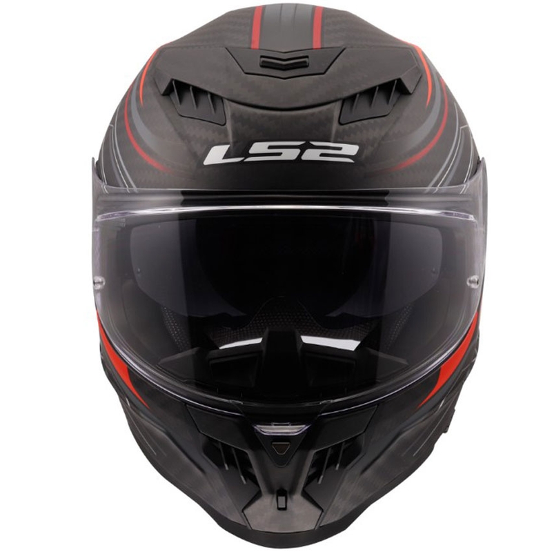 Integrální helma na motorku LS2 FF807 Dragon Subic červená