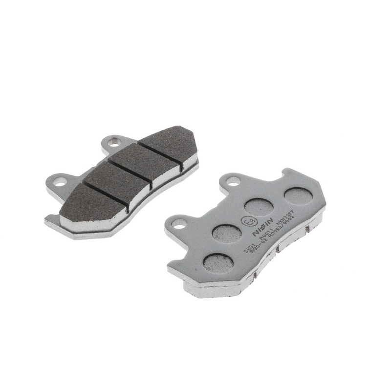 Brzdové destičky NISSIN semi-metalická směs 90x49x10.5 mm 2 ks