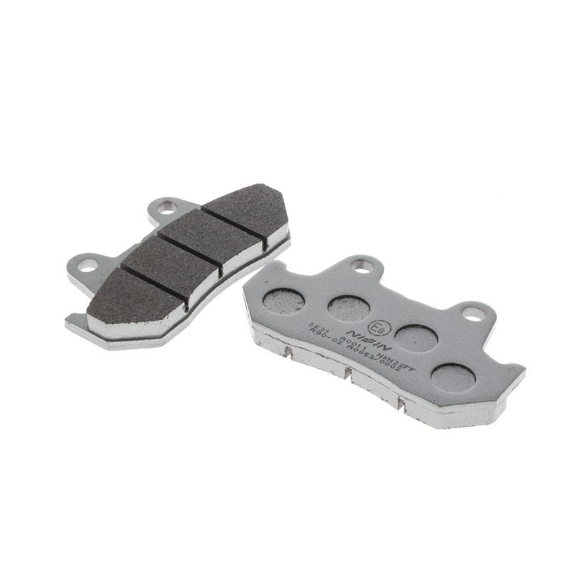 Brzdové destičky NISSIN semi-metalická směs 90x49x10.5 mm 2 ks