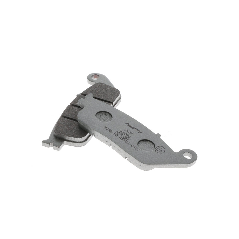 Brzdové destičky NISSIN semi-metalická směs 102x39x8.1 mm 2 ks