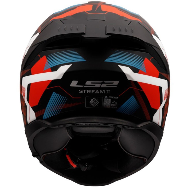 Integrální helma na motorku LS2 FF808 Stream II Mika matná bílo-modrá