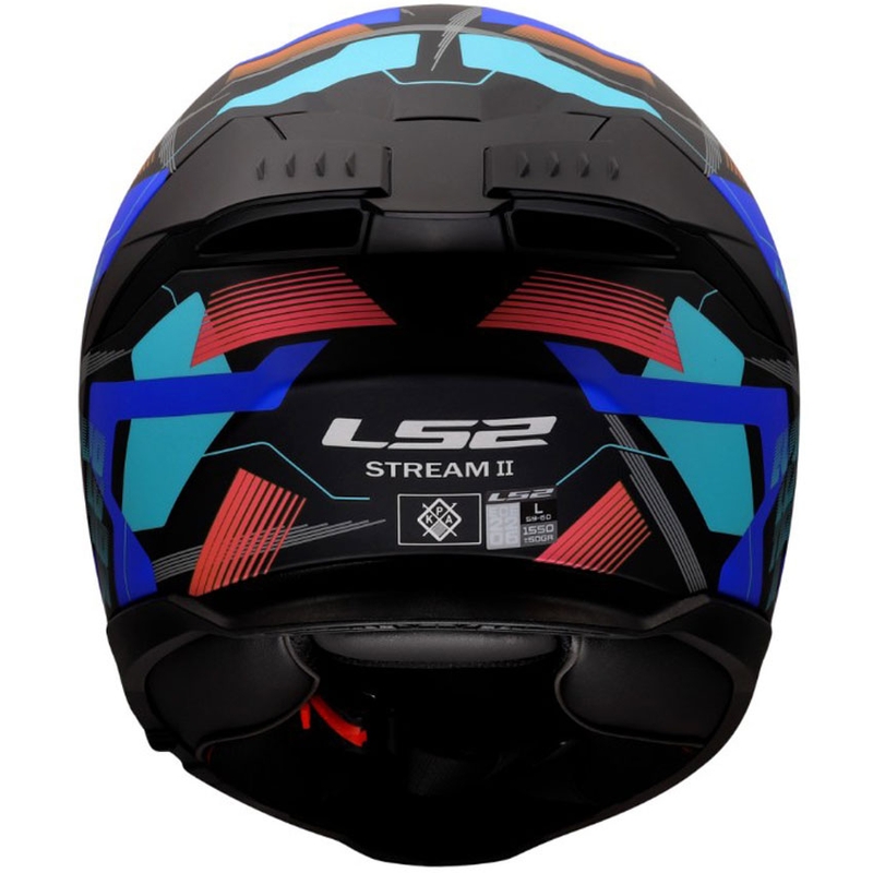 Integrální helma na motorku LS2 FF808 Stream II Mika matná černo-modrá