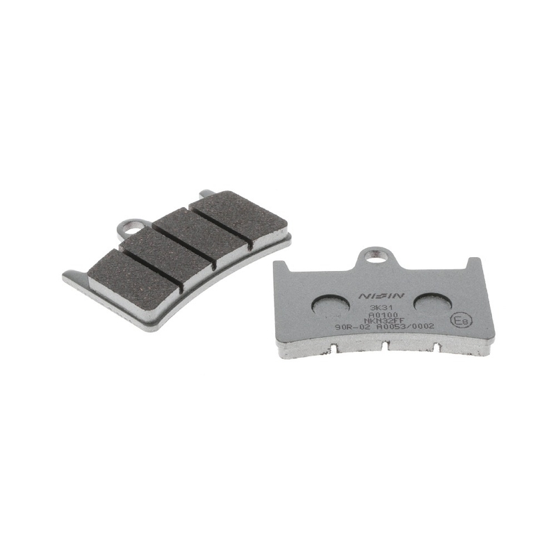 Brzdové destičky NISSIN semi-metalická směs 69.8x50.7x8.5 mm 2 ks