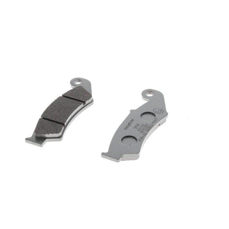 Brzdové destičky NISSIN semi-metalická směs 94x32x7.5 mm 2 ks