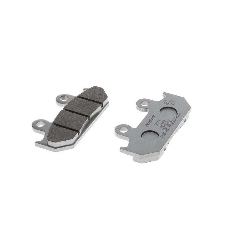 Brzdové destičky NISSIN semi-metalická směs 81x42x9 mm 2 ks