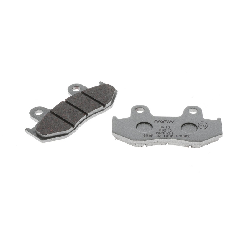 Brzdové destičky NISSIN semi-metalická směs 81x42x6.9 mm 2 ks