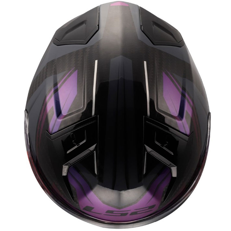 Integrální helma na motorku LS2 FF811 Vector II C Savage Chameleon černo-fialová