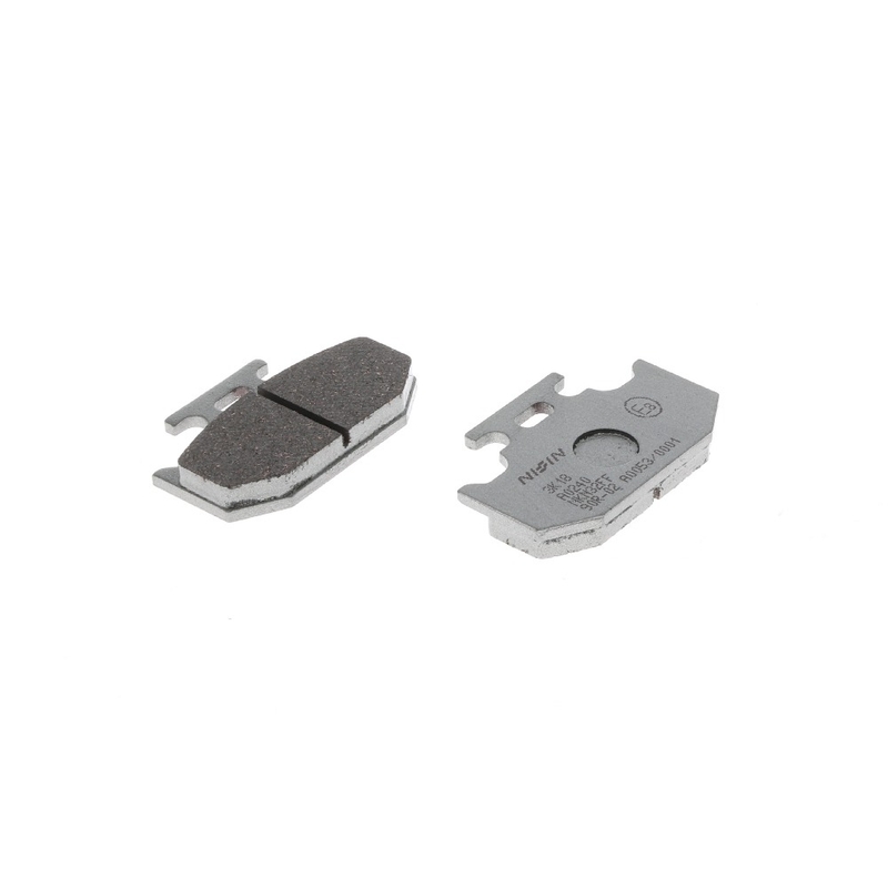 Brzdové destičky NISSIN semi-metalická směs 62x40.6x8.7 mm 2 ks