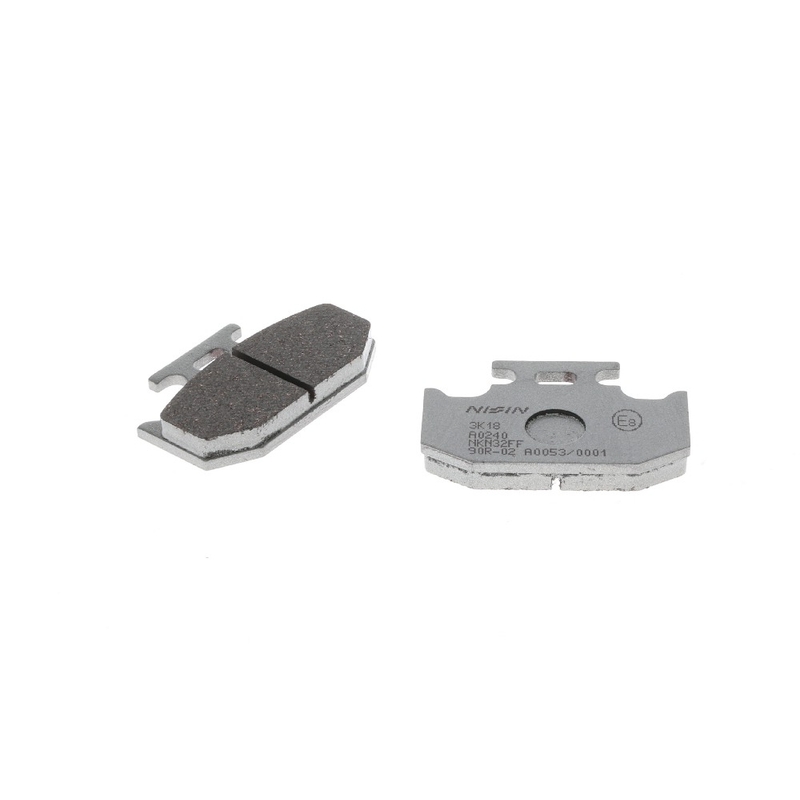 Brzdové destičky NISSIN semi-metalická směs 62x40.6x8.7 mm 2 ks