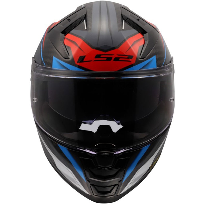 Integrální helma na motorku LS2 FF811 Vector II C Savage bílo-modro-červená