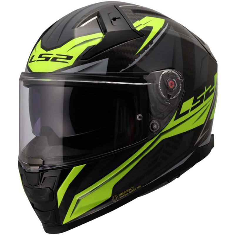 Integrální helma na motorku LS2 FF811 Vector II C Savage lesklá H-V žlutá