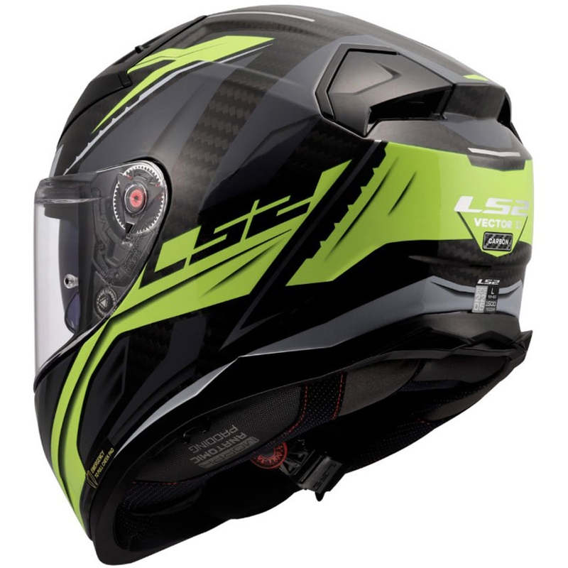 Integrální helma na motorku LS2 FF811 Vector II C Savage lesklá H-V žlutá
