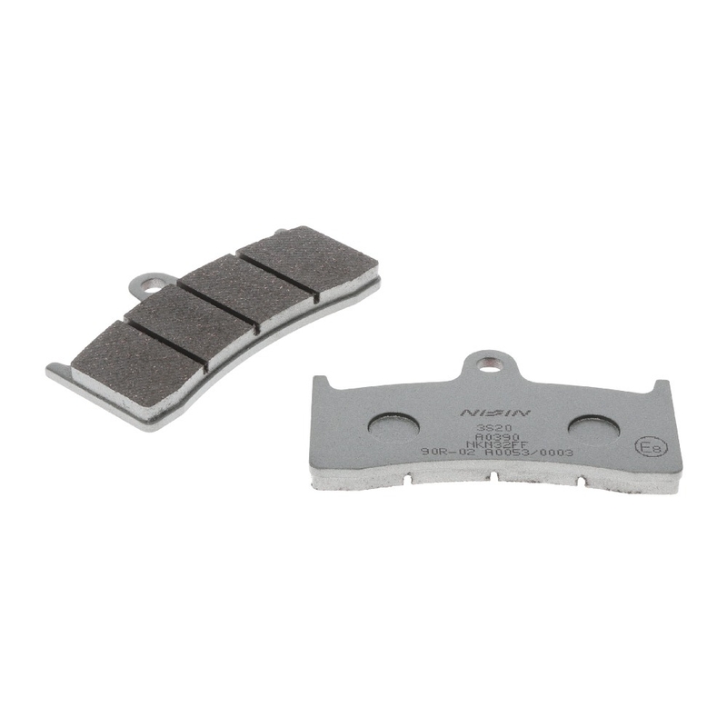 Brzdové destičky NISSIN semi-metalická směs 91.9x51.5x8 mm 2 ks