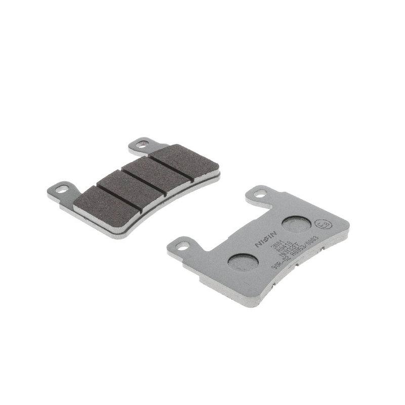 Brzdové destičky NISSIN semi-metalická směs 74.7x55.2x7.2 mm 2 ks