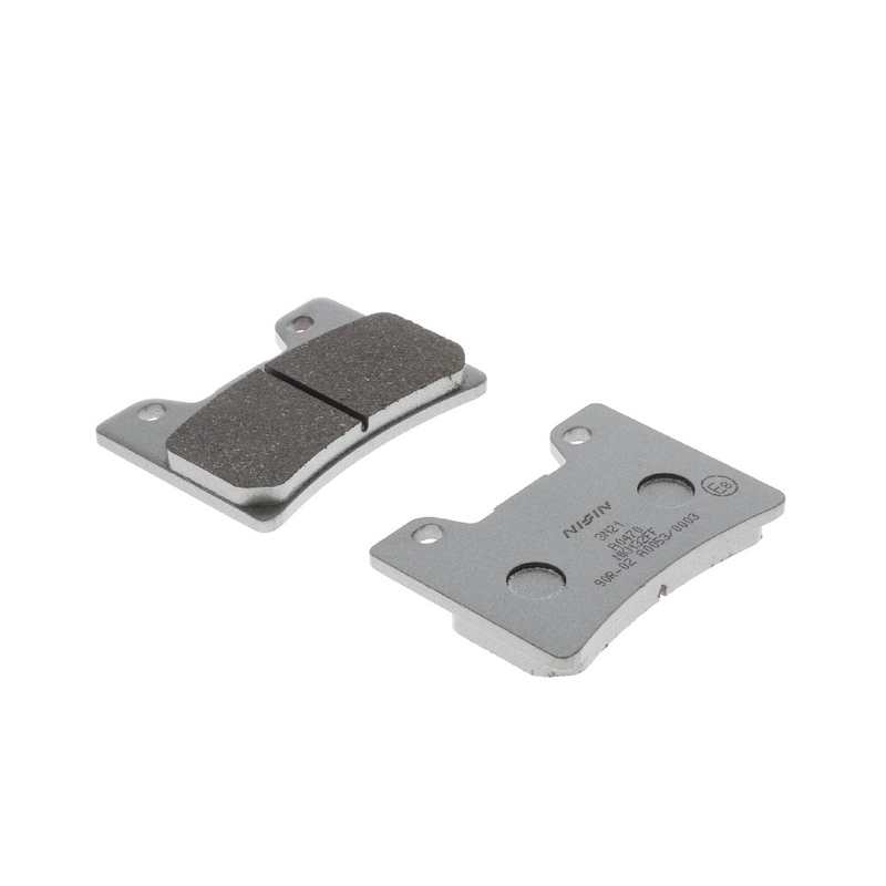 Brzdové destičky NISSIN semi-metalická směs 74.5x54x9 mm 2 ks