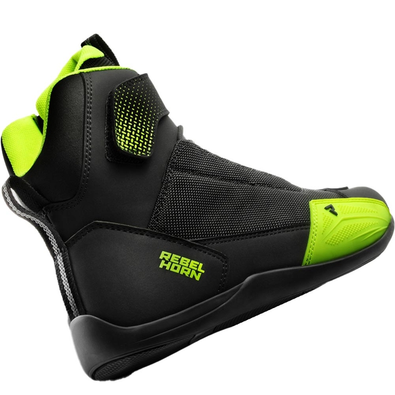 Boty na motorku Rebelhorn Swift černo-fluo žluté