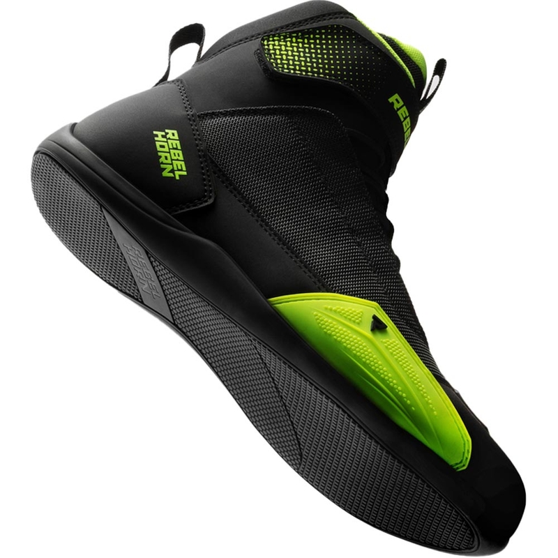 Boty na motorku Rebelhorn Swift černo-fluo žluté