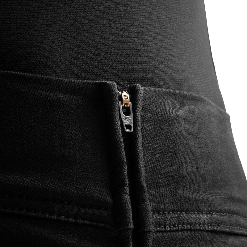 Dámské zkrácené legíny na motorku Rebelhorn Chica černé