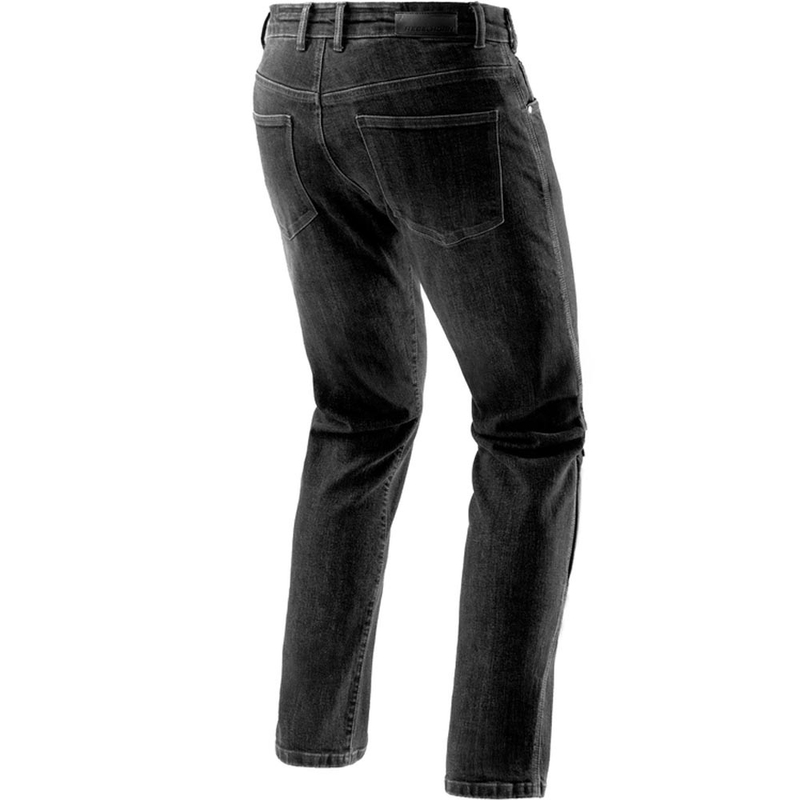 Extra zkrácené džíny na motorku Rebelhorn Classic Monolayer seprané černé