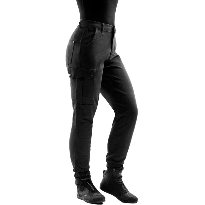 Dámské džíny na motorku Rebelhorn Faster černé