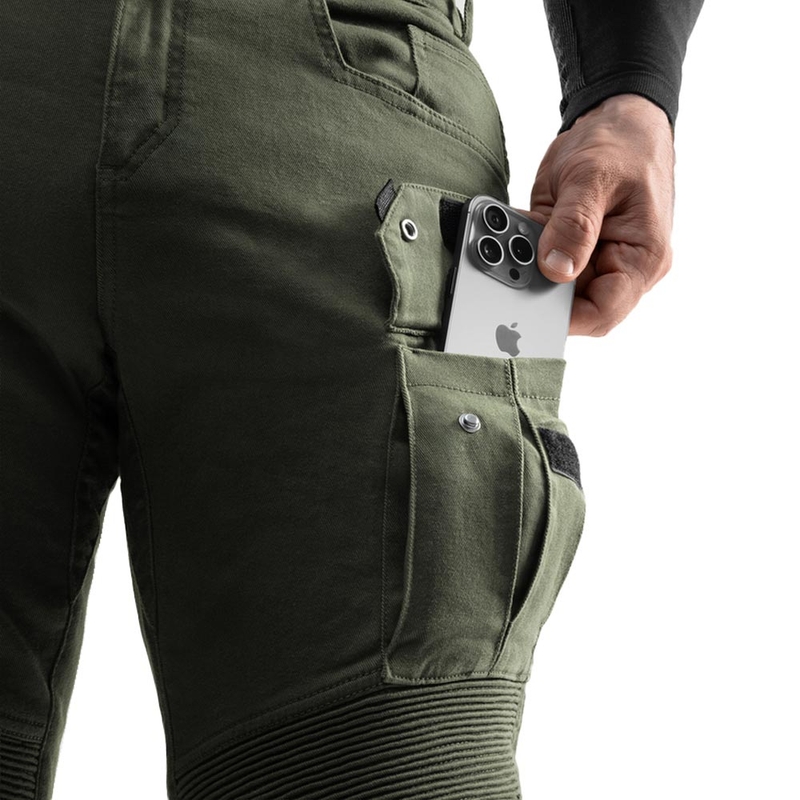 Džíny na motorku Rebelhorn Faster zelené