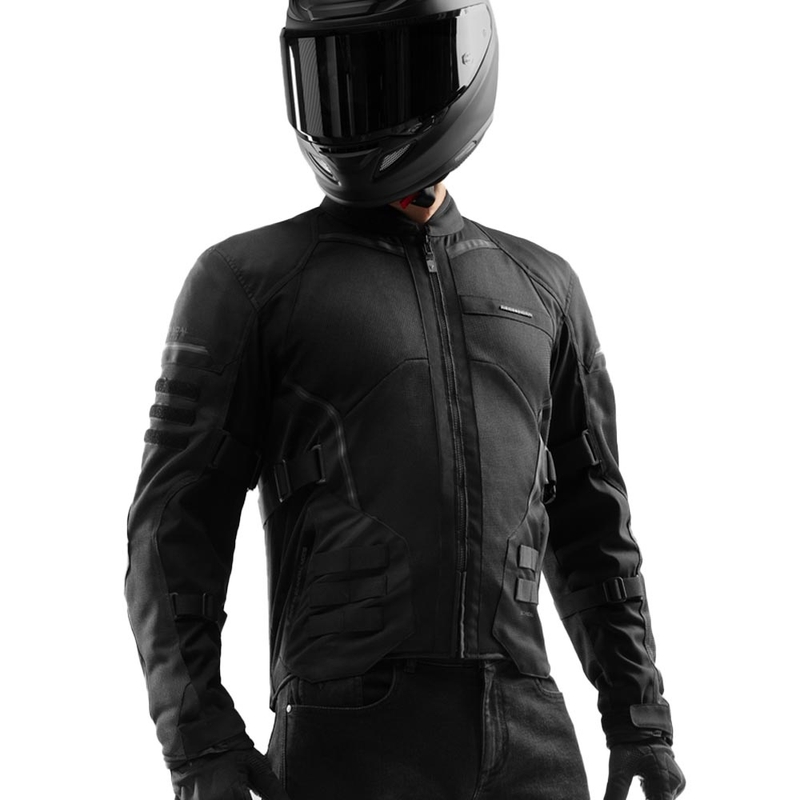 Bunda na motorku Rebelhorn Scandal 3 černá