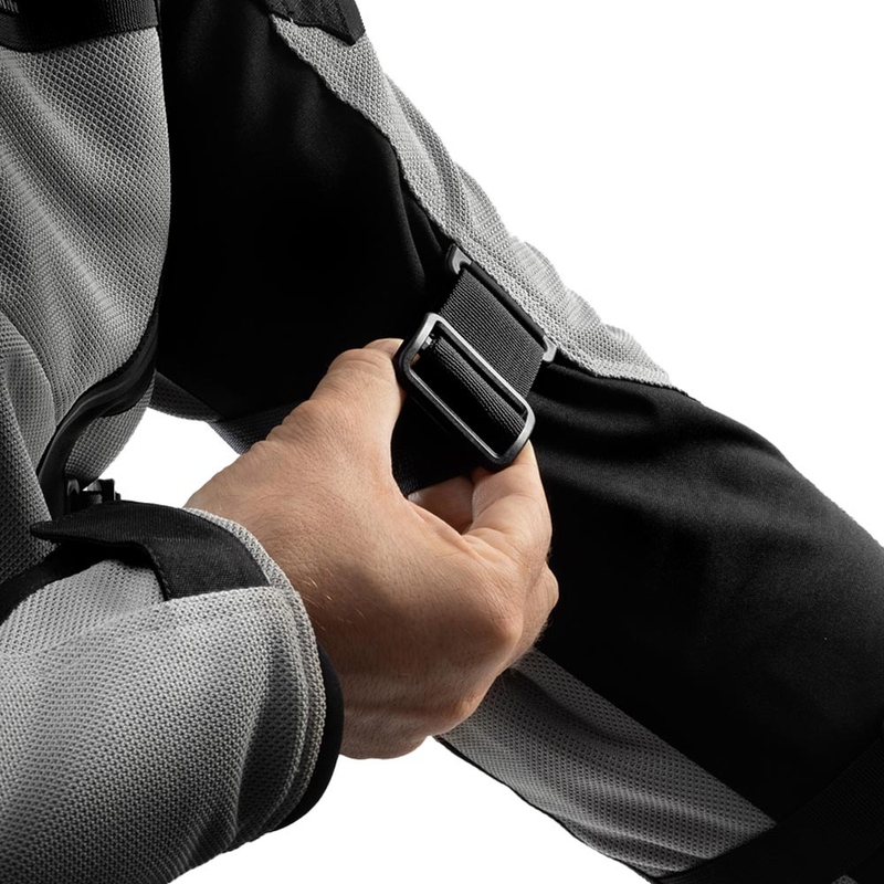 Bunda na motorku Rebelhorn Scandal 3 černo-šedo-fluo žlutá