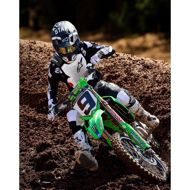 Airbagová vesta Alpinestars TECH-AIR®MX PLASMA system bílo-černo-červená