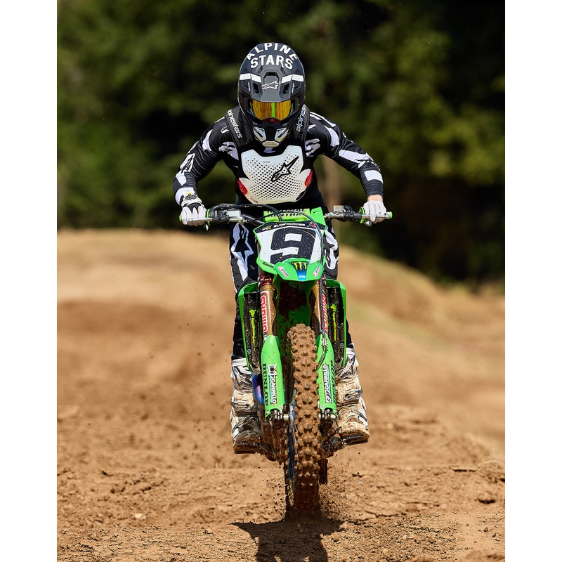 Airbagová vesta Alpinestars TECH-AIR®MX PLASMA system bílo-černo-červená