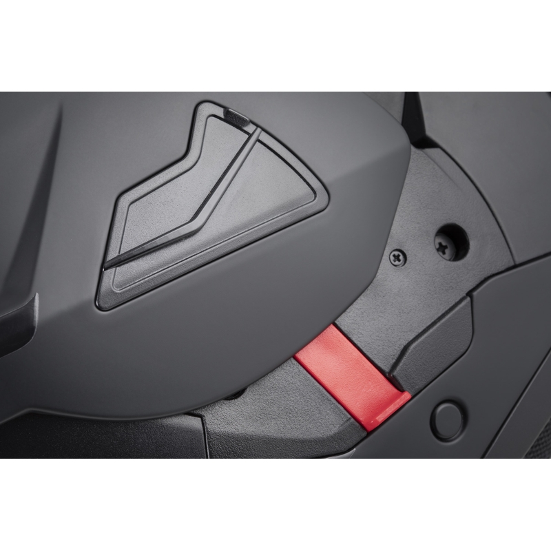 Překlápěcí helma na motorku Cassida MultiFlip Solid Blackout matná černo-černá