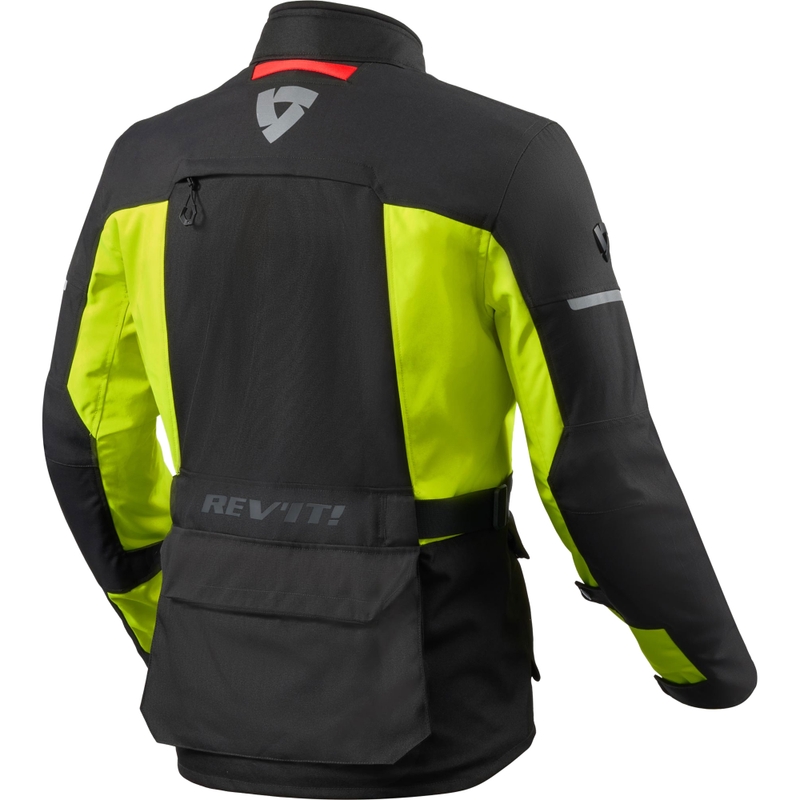 Bunda na motorku Revit Outback 5 H2O černo-fluo žlutá