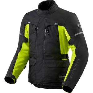 Bunda na motorku Revit Outback 5 H2O černo-fluo žlutá