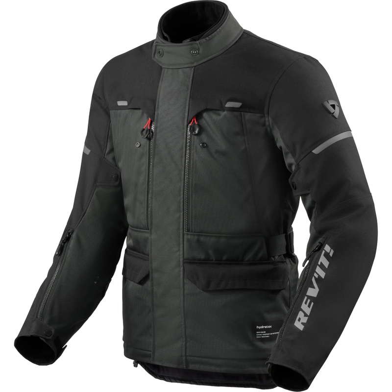 Bunda na motorku Revit Outback 5 H2O antracitovo-černá