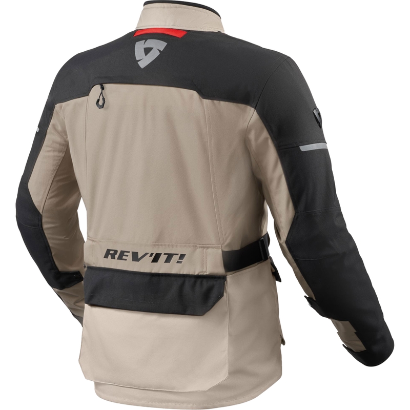 Bunda na motorku Revit Outback 5 H2O pískovo-černá